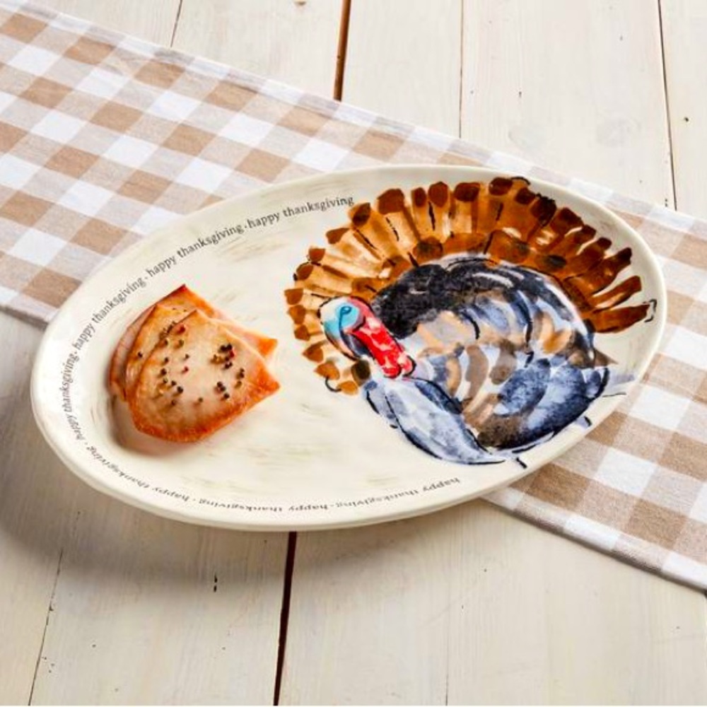 Mud Pie Turkey Serving Platter